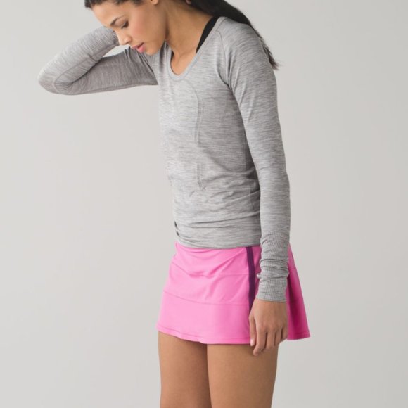 Lululemon Pace Rival Skirt II Pink Paradise/Regal Plum 6 - Picture 7 of 16